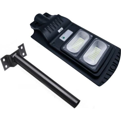 Luminaire LED urbain solaire 20W IP65 (Barre métallique incluse) - Blanc Froid 6000K - 8000K - SILAMP
