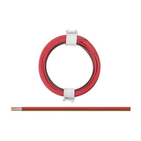 DONAU ELEKTRONIK 114-08 CAVO PER CABLAGGI 2 X 0.08 MM² ROSSO - MARRONE 5 M