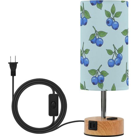 JUNZAN Lampes de table ferme - Lampe chevet avec ports USB C + A (1/5)
