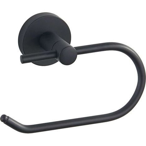 Porte-papier toilette SAMBA, noir (1/2)