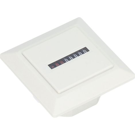Compteur horaire mécanique industriel 220V 72x72mm pour équipements professionnels (1/5)