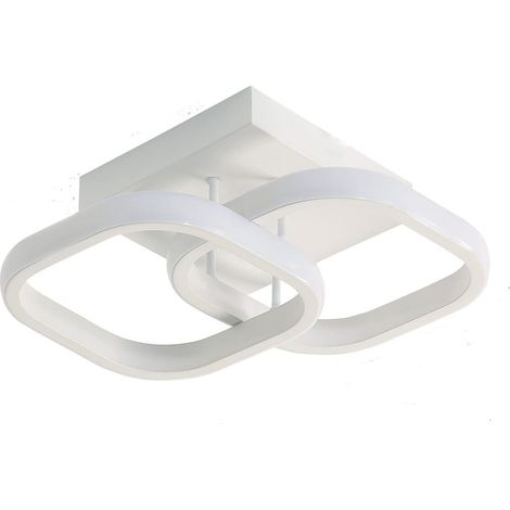 Plafonnier LED Carré Design 22W 6500K 29x14x5CM (1/5)
