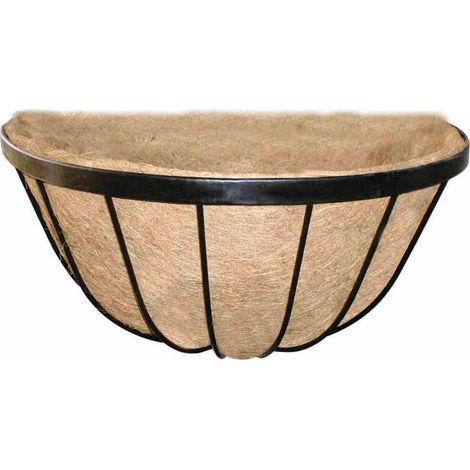 Wandampel Wrought 35 cm mit Kokoseinlage