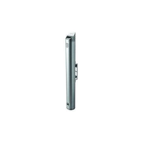 Posacenere a parete compatto con serratura colore alluminio - Wall (1/4)