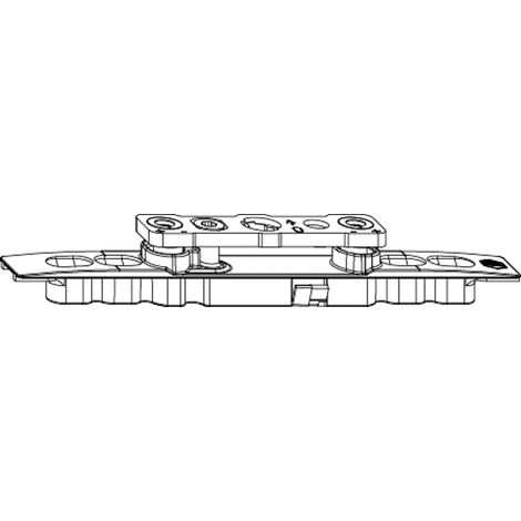 MACO Kipp- und Drehband AS/PVC/DTuni einstellbar 80 kg L=146 mm silber (52321)