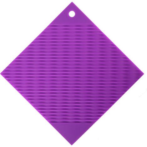 Tapis De Table En Silicone Carré - Isolation Thermique Et Antidérapant - Pour Vaisselle Et Bouteilles - Lot De 1 (1/2)