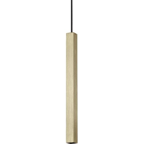 Ideal Lux ULTRATHIN Plafonnier LED carré fin de 40 cm en laiton satiné 3 000 K