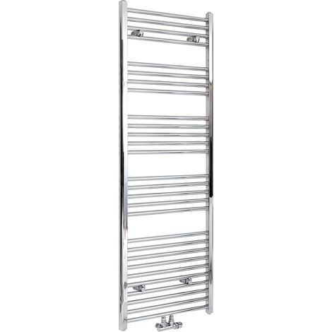 Hudson Reed Neva - Sèche-Serviettes Design Moderne - Raccordement Central - Chromé - 160 cm x 60 cm