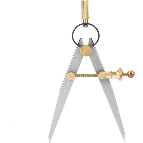 Boussole en cuir, diviseur de cuir rotatif 100mm Scratch Maroquinerie Boussole DIY Outils de couture pour marquer les bords (1/5)
