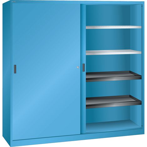 LISTA, Armoire à portes coulissantes en tôle pleine, 4