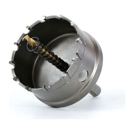 Bimetall-Lochsäge, 80 mm Hartmetall in Edelstahl der Industriequalität, Lochsäge aus Hochgeschwindigkeitsstahl-Metalllegierung für Metall, Aluminiumlegierung, Kunststoff, Holz, von dyk. (1/5)