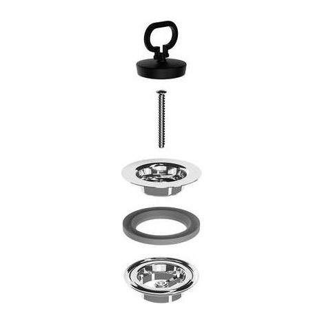 BONDE SIMPLEX EN ALUMINIUM BOUCHON AVEC POIGNÉE Dimensions : 1"1/4