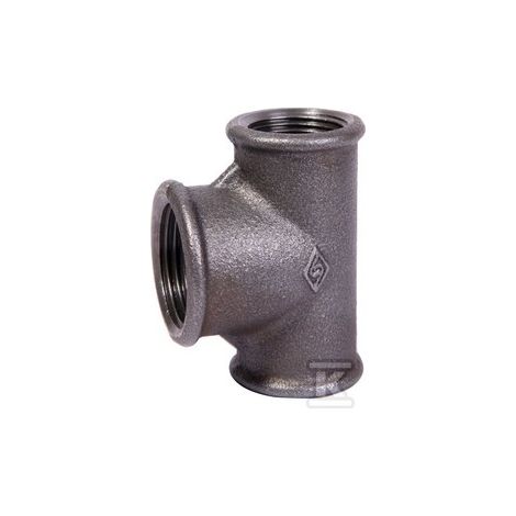 Conector en T reductor 2X1/2X2 negro