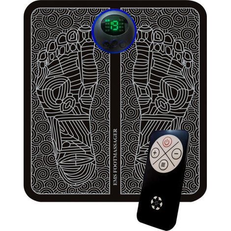 Appareil de massage des pieds pour les pieds souffrant de neuropathie, appareil de massage complet du corps pour la neuropathie, 8 modes et 19 niveaux d'intensité.-AquaForge (1/5)
