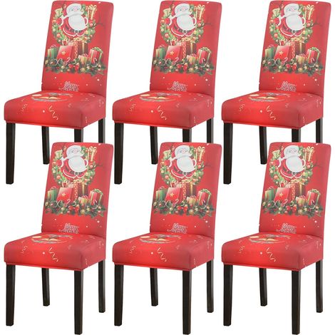 Coprisedia elasticizzato per sala da pranzo - Coprisedia protettivo - Stile europeo - per matrimoni, banchetti, feste, Natale, compleanni (1/5)