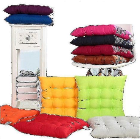 Coussin de chaise carré antidérapant, confortable et chaud, coussin de sol (1/5)