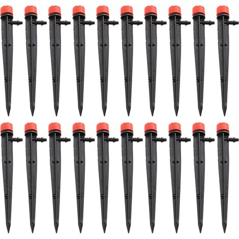 20pcs goutteur d'arrosage de Jardin, 8 Sorties d'eau Micro Goutte à Goutte, système d'arrosage kit d'irrigation Goutte à Goutte à Micro-débit, pour parterres de Fleurs de Jardins potagers (1/5)