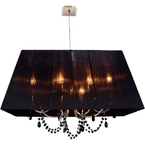 Lámpara de techo olímpia 6xe14 l.75xan.40xal.reg.cm marron/cobre