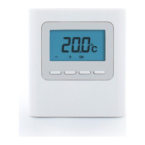 Acova – Thermostat d'ambiance RF-X3D – Mesure 5°C à 30°C – Portée radio 300m – Écran LCD – SKU 895570 (1/2)