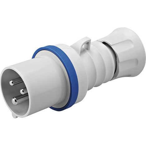 Enchufe móvil Gewiss 2P+E 16A IP44 azul 220V GW60004H