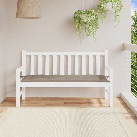 Gartenbank-Auflage Taupe 150x50x7 cm Oxford-Gewebe vidaXL