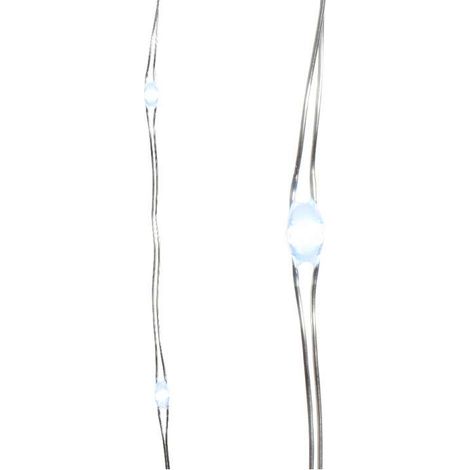 40 luci micro led a batteria luce bianco fredda int. (1/2)