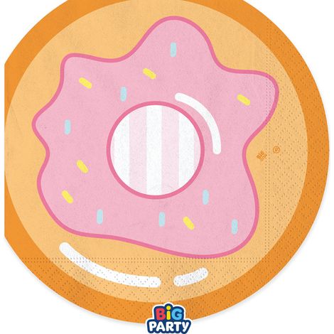 Big Party Tovaglioli Carta Sweety 33 x 33 Cm Cf 16 Pz Multicolor