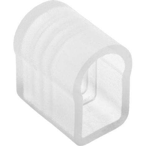 PrimeMatik - Couvercle d'extrémité pour LED Neon Flex LNF 2 broches 16x8mm (1/5)