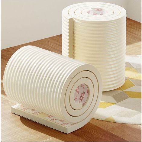 Bandes de protection en mousse pour coins et bords, 20 cm de large, tapis anti-collision en éponge, autocollant mural pour place de parking, 1 cm d'épaisseur (1/5)