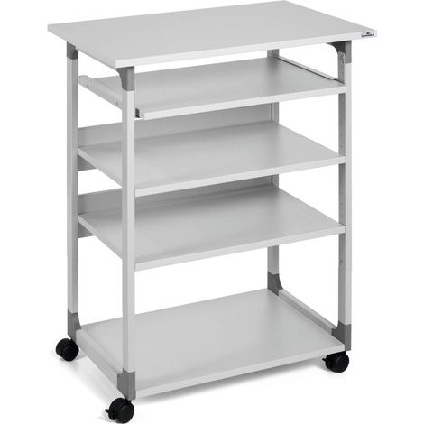 DURABLE Trolley per PC versione in piedi grigio chiaro (1/5)
