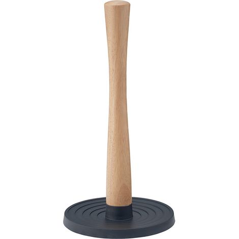 Supports pour papier essuie-tout,Accessoire cuisine fabriqué en bois de qualité,Noir (1/5)