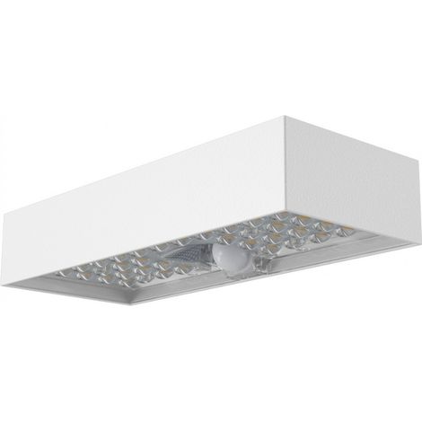 Applique murale LED à charge solaire 800 lumens avec détecteur de mouvement. BLANC (1/3)