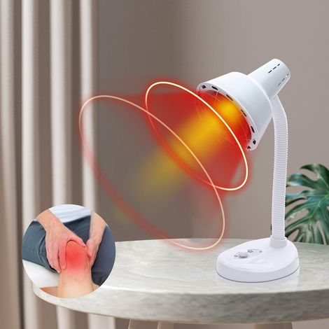 Lampe infrarouge 275 W - Lampe chauffante - Lampe infrarouge - Température réglable de 0 à 115 °C - Pour les douleurs musculaires - Tube réglable (1/5)