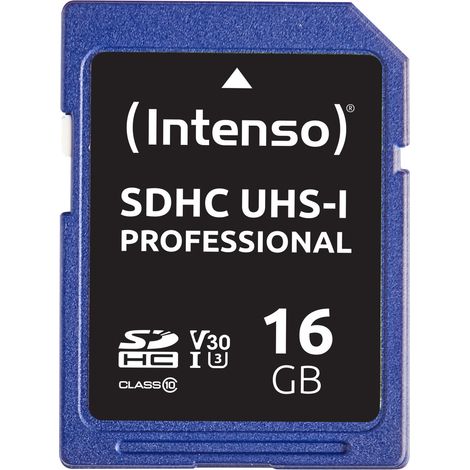 Intenso 16GB SDHC UHS-I Classe 10 Scheda SDHC (1/2)