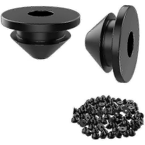 Lot de 100 passe-câbles en caoutchouc pour garde-corps (câbles de 1/8", 5/32" et 3/16") (1/5)