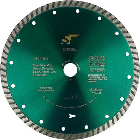 Disque à tronçonner diamanté universel Ø 230 mm pour la tuile et la pierre