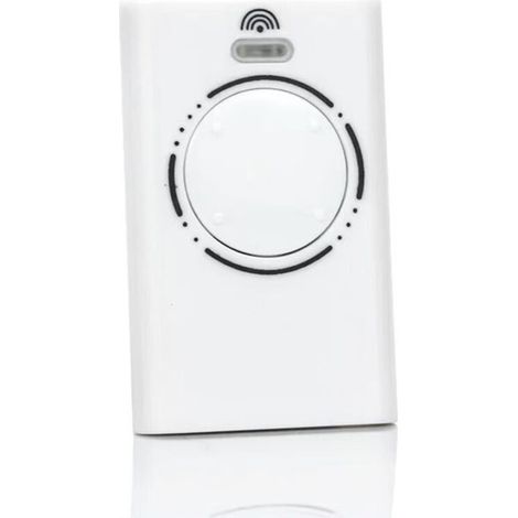 Télécommande universelle 4 boutons blancs, compatible avec portails et portes de garage FAAC XT4 (fréquences 300–868 MHz), copie facile sans programmation yun (1/3)