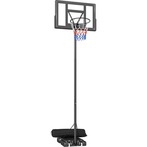 Adjustable Outdoor Basketball Hoop 135-305cm with Wheels