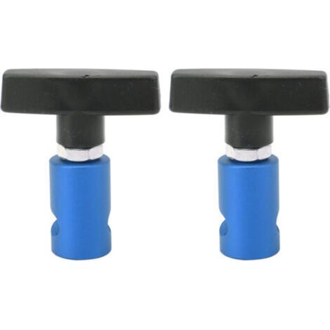 2 pièces pince de Support de levage pince de jambe de force de capot et étrier de bougie d'allumage outil 2 en 1 pour capot de voiture hayon bleu