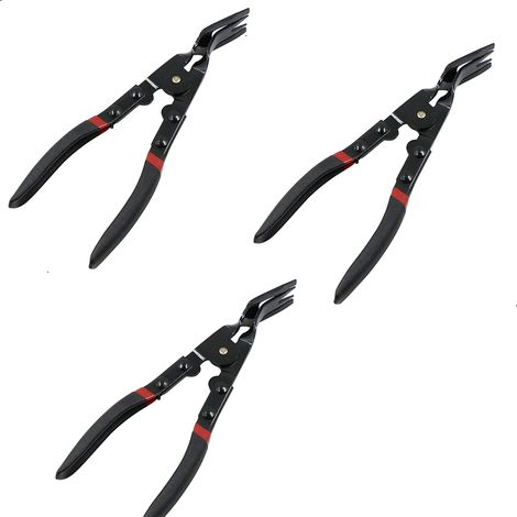 Sollbry 3 pièces Pince à Degrafer D'extraction D'agrafes - Porte de Voiture Automatique Clip Pour Meubles Panneau Porte, Retirer Les Agrafes et Clous, Pinces (1/5)