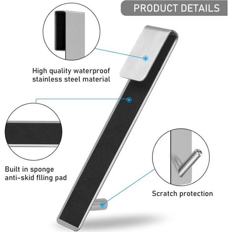 5 Pièces Plus épais Credence Adhesive pour Cuisine Salle de Bain, Faux Carrelage Adhesif Mural Noir Credence Cuisine Adhesive, ImperméAble 3d Dalle PVC Adhesive Murale, (1/3)