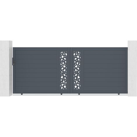 Puerta corredera de aluminio 4m SUNNY 400 x 160 cm (1/4)