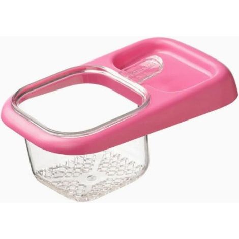 Saugnapf-Abtropfschale, kein Bohren erforderlich, zum Waschen und Abtropfen von Lebensmitteln. Passt an Wasserhähne, Ausläufe und Schrankseiten. Rosa. (1/5)