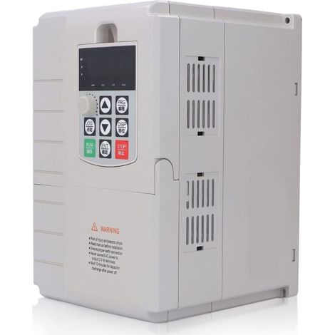 Convertisseur de fréquence 7.5KW – Entrée monophasée 220V – Sortie triphasée 380V – Courant 45A – Contrôle PWM pour moteurs (1/5)