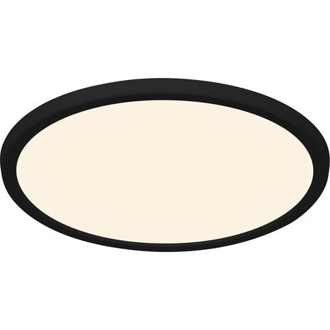 Plafonnier OJA 29 IP54 3000/4000K Switch Dim Matière plastique Noir, H.2.3 - IP54 - LED Module /Nordlux Intérieur
