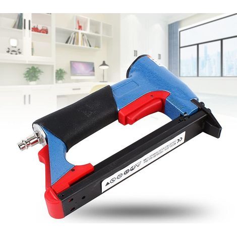 Clavadora neumática de aire comprimido, grapadora neumática, clavadora de fuerza de aire de 4-16 mm, grapadora de 1/2 pulgada, herramienta para muebles (1/5)