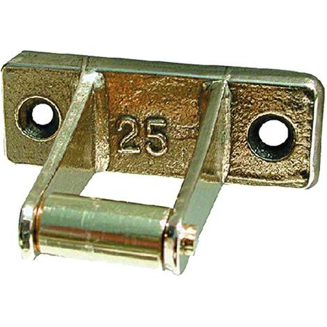 Cavallotto In Ottone Per Aste Di Cremonesi Mm 20 Ottone Lucido