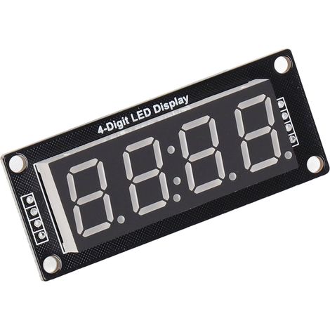 Module d'affichage LED 0,56 pouce, horloge numérique à tube 7 segments 4 chiffres avec connecteur à broches 5 V (1/5)