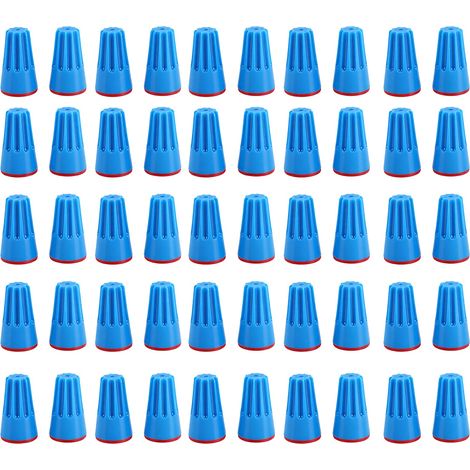 Bouchons de fil étanches en Silicone, 50 pièces, connecteurs de câblage torsadés pour connexion électrique d'éclairage paysager 20-14 AWG (1/5)