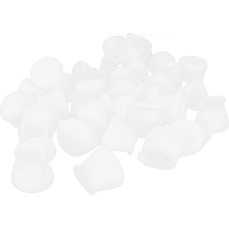Lot de 36 protections pour meubles, embouts de pieds de chaise en silicone anti-rayures, protections de sol (1/5)